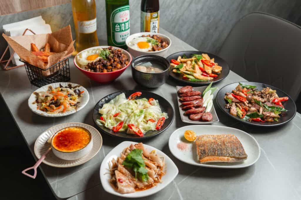 台中平價晚餐推薦 - 烏竹樓 餐點照